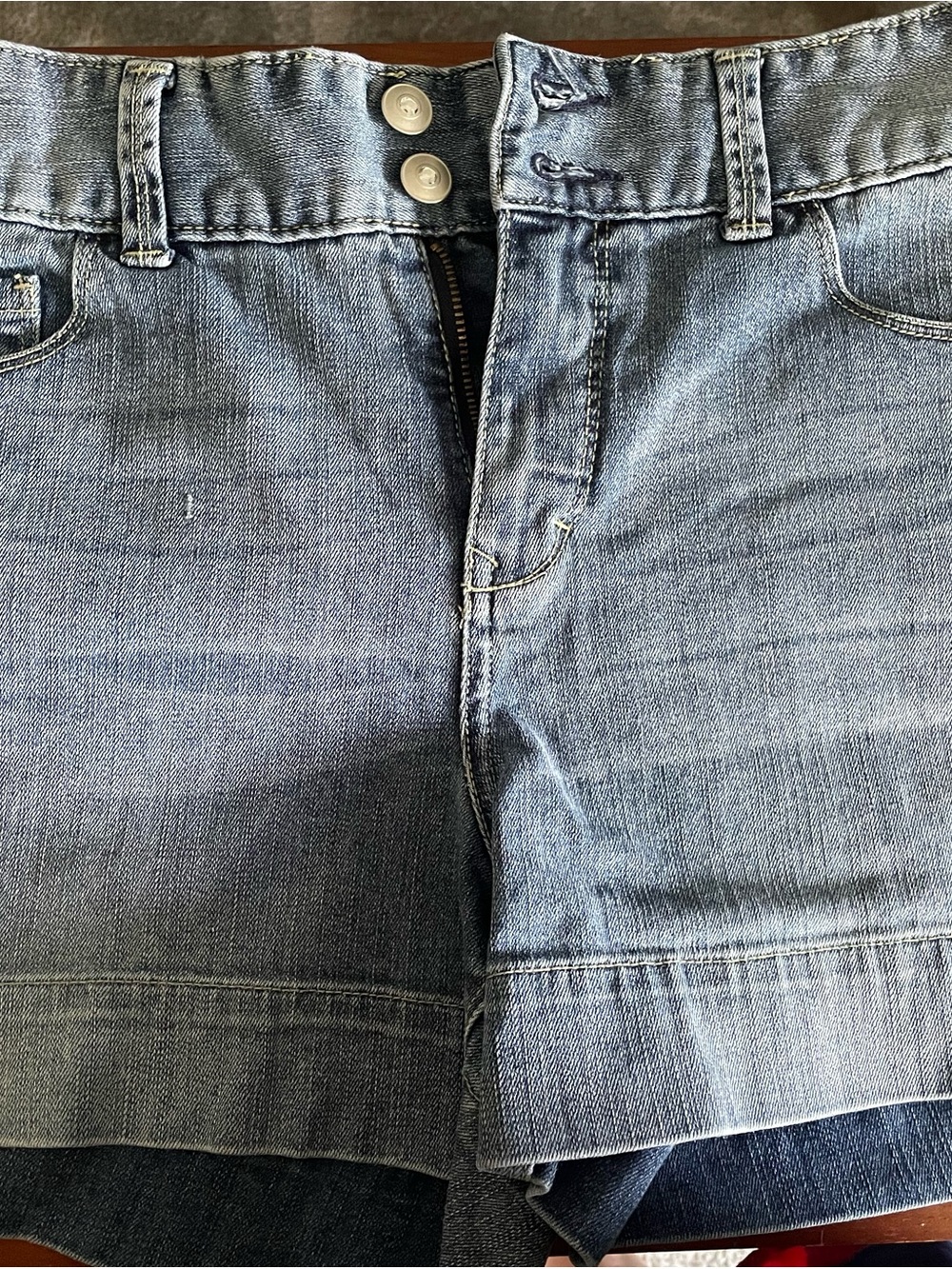 Light Blue Denim Jeans Shorts